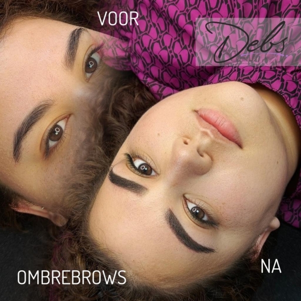 Powderbrows voor+na